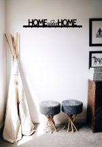 Cuier Hol Pentru Perete Home Sweet Home 100 cm - imagine 2