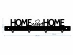 Cuier Hol Pentru Perete Home Sweet Home 40 cm - imagine 3