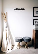 Cuier Hol Pentru Perete Home Sweet Home 50 cm - imagine 2