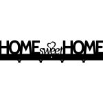 Cuier Hol Pentru Perete Home Sweet Home 60 cm