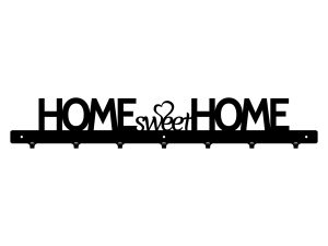 Cuier Hol Pentru Perete Home Sweet Home 70 cm