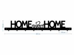 Cuier Hol Pentru Perete Home Sweet Home 80 cm - imagine 3