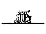 Cuier Hol Pentru Perete Never Stop Dreaming 100 cm