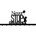Cuier Hol Pentru Perete Never Stop Dreaming 100 cm