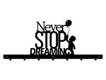 Cuier Hol Pentru Perete Never Stop Dreaming 70 cm