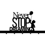 Cuier Hol Pentru Perete Never Stop Dreaming 70 cm