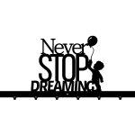 Cuier Hol Pentru Perete Never Stop Dreaming 80 cm