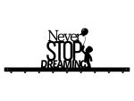 Cuier Hol Pentru Perete Never Stop Dreaming 90 cm