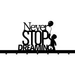 Cuier Hol Pentru Perete Never Stop Dreaming 90 cm