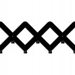 Cuier Hol Pentru Perete Grilă 45 cm