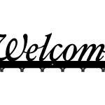 Cuier Hol Pentru Perete Welcome 60 cm