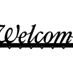 Cuier Hol Pentru Perete Welcome 80 cm