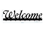 Cuier Hol Pentru Perete Welcome 80 cm - imagine 2
