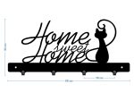Cuier Hol Pentru Perete Home Sweet Home 40 cm - imagine 3