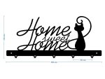 Cuier Hol Pentru Perete Home Sweet Home 50 cm - imagine 3
