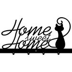 Cuier Hol Pentru Perete Home Sweet Home 60 cm