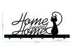 Cuier Hol Pentru Perete Home Sweet Home 60 cm - imagine 4