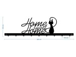 Cuier Hol Pentru Perete Home Sweet Home 90 cm - imagine 3
