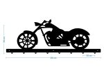 Cuier Hol Pentru Perete Motorul 80 cm - imagine 3