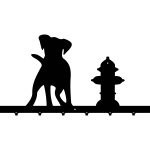 Cuier Hol Pentru Perete Câine 80 cm