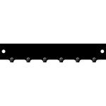 Wieszak ścienny metalowy na klucze 20 cm