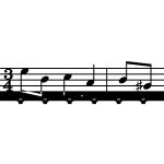 Cuier Hol Pentru Perete Cinci Linii 80 cm