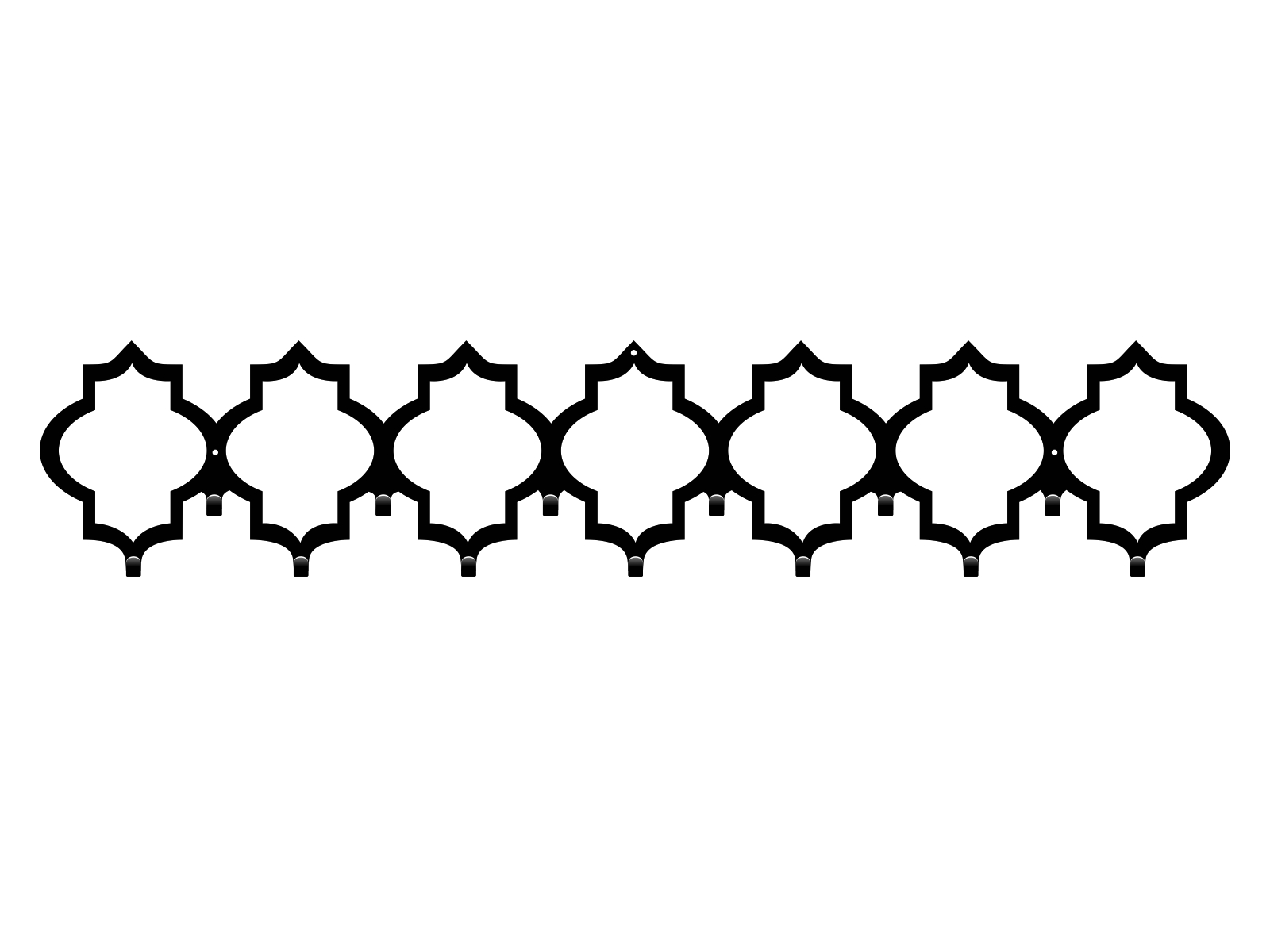 wie054-100-cza Cuier Hol Pentru Perete Maroc 100 cm - imagine 1