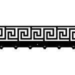 Cuier Hol Pentru Perete Greacă 60 cm