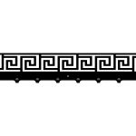 Cuier Hol Pentru Perete Greacă 80 cm