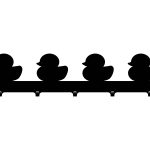 Cuier Copii Rațe 50 cm