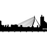 Cuier Hol Pentru Perete Rotterdam 100 cm