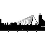 Cuier Hol Pentru Perete Rotterdam 70 cm