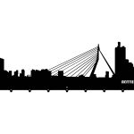 Cuier Hol Pentru Perete Rotterdam 90 cm