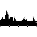 Cuier Hol Pentru Perete Sewilla 50 cm