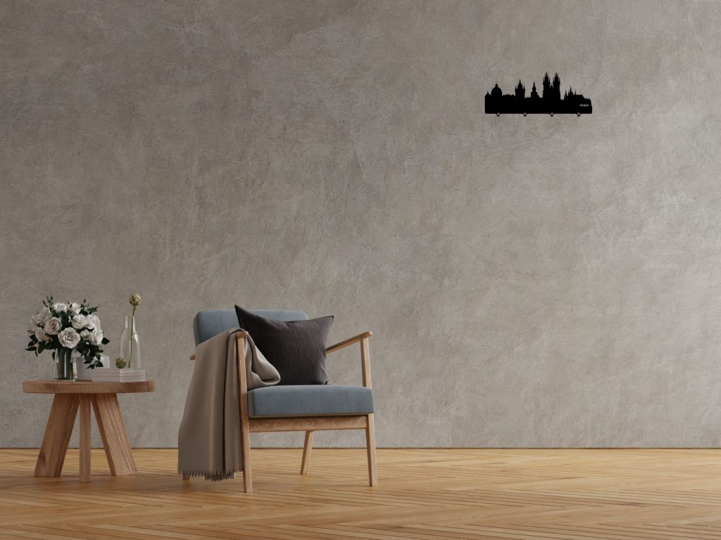 Cuier Hol Pentru Perete Praga 40 cm - imagine 3