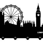 Cuier Hol Pentru Perete Londyn 40 cm