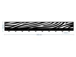Cuier Hol Pentru Perete Zebra 100 cm - imagine 2