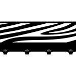 Cuier Hol Pentru Perete Zebra 40 cm