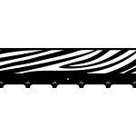 Cuier Hol Pentru Perete Zebra 60 cm