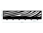 Cuier Hol Pentru Perete Zebra 60 cm - imagine 2