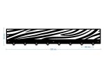 Cuier Hol Pentru Perete Zebra 80 cm - imagine 2