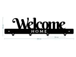Cuier Hol Pentru Perete Welcome Home 40 cm - imagine 3