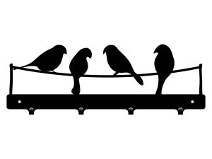 Cuier Hol Pentru Perete Păsări 40 cm