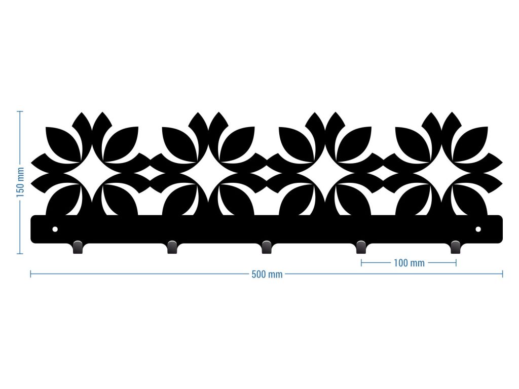 Cuier Hol Pentru Perete Marocan II 50 cm - imagine 2