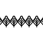 Cuier Hol Pentru Perete Open Work 70 cm