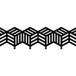 Cuier Hol Pentru Perete Cube 60 cm