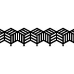 Cuier Hol Pentru Perete Cube 70 cm