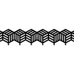 Cuier Hol Pentru Perete Cube 80 cm