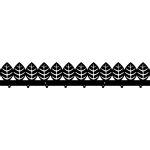 Cuier Hol Pentru Perete Frunze 100 cm