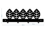 Cuier Hol Pentru Perete Frunze 40 cm - imagine 3